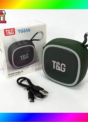 Bs портативная bluetooth колонка best mix tg659 с ремешком, беспроводная колонка портативная мощная. ц bas77/n