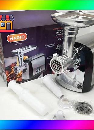 Bs мясорубка magio mg-269 best mix 2400вт мясорубка электрическая металл, мясорубка с металлическим ре bas77/n