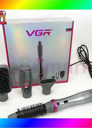 Bs профессиональный стайлер для best mix укладки волос 4в1 vgr v-408 800 вт, функциональный профессион bas77/n