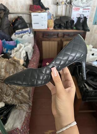 Чорні туфлі-човники ideal shoes, р. 39