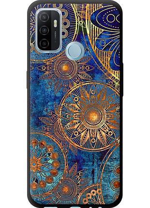 Чехол tpu на телефон oppo a53 золотой узор "678b-568-58250"