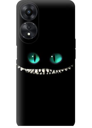 Чехол силиконовый на телефон oppo a78 5g чеширский кот "689u-3169-58250"