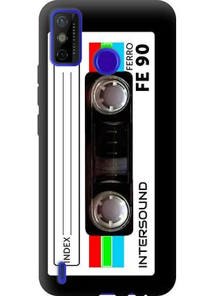 Чехол tpu на телефон tecno spark 6 go ke5 кассета с90 "4894b-2452-58250"