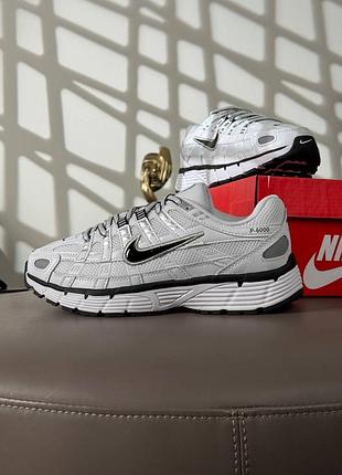 Nike p-6000 white black