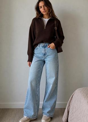 Світло-блакитні джинси zara