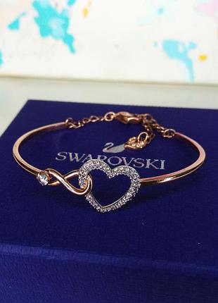 Жіночий браслет swarovski з кристалами