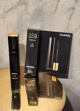 Туш для вій chanel noir allure mascara 10 noir 3g оригінал
