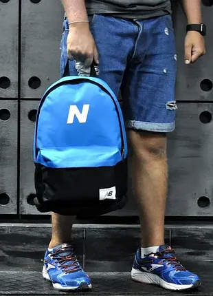 Рюкзак new balance синий мужской / женский