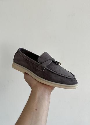 Лофери loro piana premium dark grey 📦 39