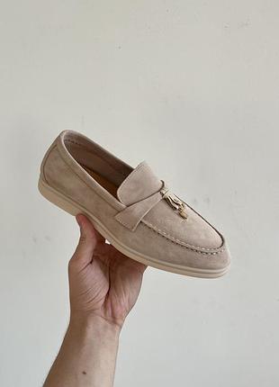 Лофери loro piana premium beige 📦 37