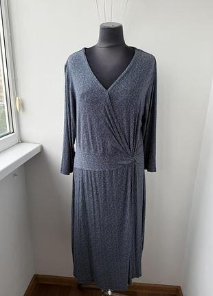 Нова трикотажна сукня міді з бавовни mountain warehouse, розмір xl (uk 16 / eu 44)