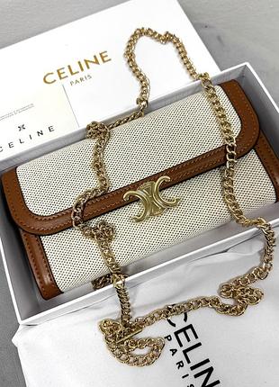 Celine triomphe chain bag