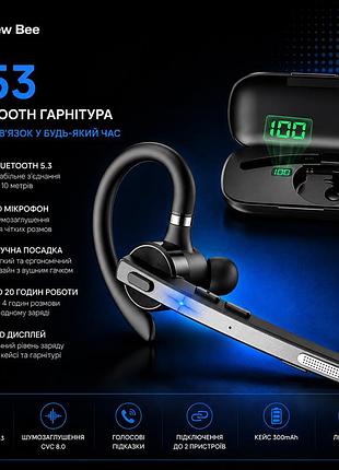 Беспроводная блютуз гарнитура new bee m53 bluetooth