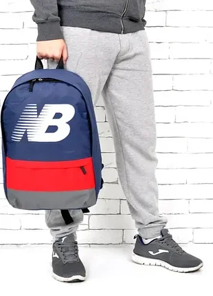 Рюкзак new balance синий мужской / женский