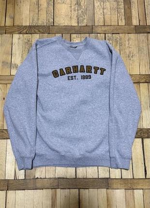 Carhartt свитшот сірий est. 1889 ідеальний стан