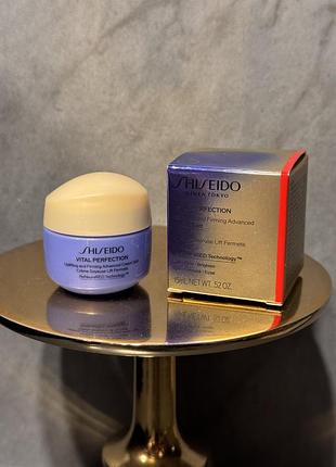 Насичений ліфтинг крем для пружної шкіри shiseido vital perfection uplifting firming cream enriched