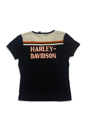 Жіноча футболка harley-davidson genuine motorclothes вінтаж чорна xl