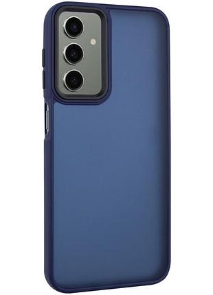 Чехол tpu+pc lyon frosted для samsung galaxy a24 4g navy blue