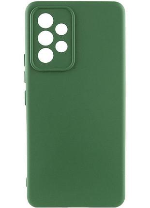 Чехол silicone cover ummi lakshmi full camera (aa) для samsung galaxy a52 4g / a52 5g / a52s зеленый / dark green