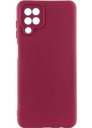 Чохол silicone cover ummi lakshmi full camera (aa) для samsung galaxy a12 бордовий / marsala