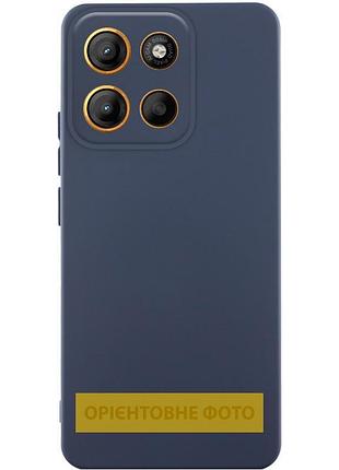 Чохол silicone cover ummi lakshmi full camera (aa) для motorola moto g86 5g синій / midnight blue