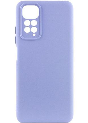 Чехол silicone cover ummi lakshmi full camera (aa) для xiaomi redmi note 11 (global) / note 11s сиреневый / dasheen
