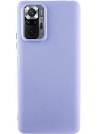 Чохол silicone cover ummi lakshmi (aa) для xiaomi redmi note 10 pro / 10 pro max бузковий / dasheen