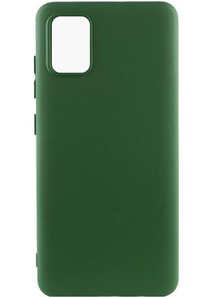 Чехол silicone cover ummi lakshmi (aa) для samsung galaxy a31 зеленый / dark green