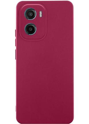 Чохол silicone cover ummi lakshmi full camera (aa) для motorola moto g06 бордовий / marsala