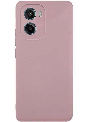 Чохол silicone cover ummi lakshmi full camera (aa) для motorola moto g06 рожевий / pink sand