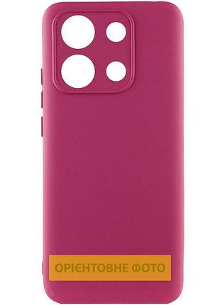 Чохол silicone cover ummi lakshmi full camera (aa) для xiaomi redmi 15c (global) / poco c85 (global) бордовий / marsala