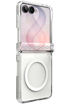 Чохол pc pure case with magnetic fit для samsung galaxy z flip8 clear