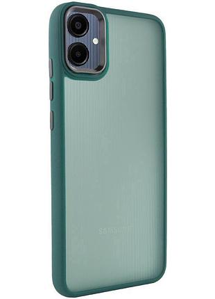 Чохол tpu+pc lyon frosted для samsung galaxy a08 / a07 4g green