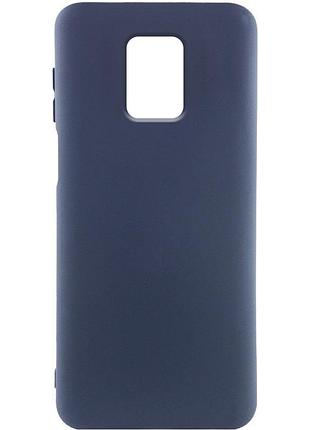 Чехол silicone cover ummi lakshmi (aa) для xiaomi redmi note 9s / note 9 pro / note 9 pro max синий / midnight blue