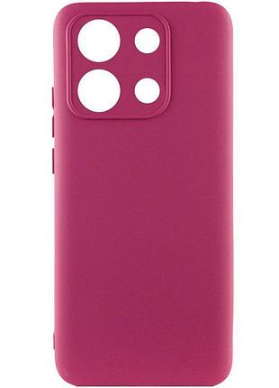 Чехол silicone cover ummi lakshmi full camera (aa) для xiaomi redmi note 13 pro 4g / poco m6 pro 4g бордовый / marsala