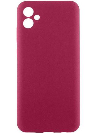 Чохол silicone cover ummi lakshmi full camera (aa) для samsung galaxy a07 бордовий / marsala