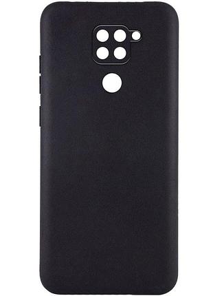 Чехол tpu epik black full camera для xiaomi redmi note 9 / redmi 10x черный