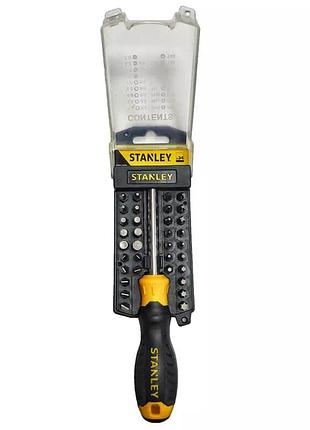 Качественная отвертка - набор multibit c насадками stanley stht0-70885 : насадкы 34 шт