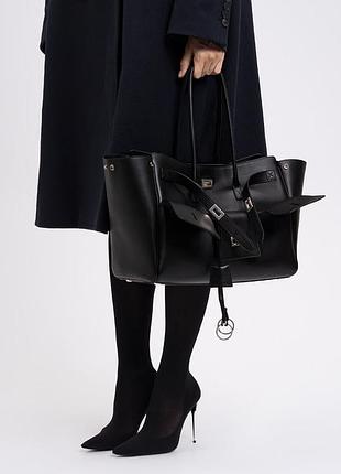 🖤balenciaga carry all bel air tote🖤 брендова сумка тоут натуральна шкіра баленсіага з комплектом