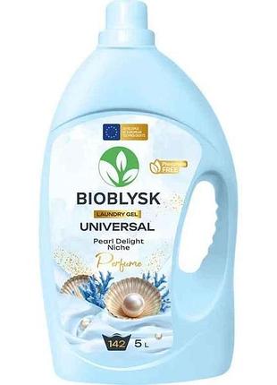Гель для прання 5л без фосфатів “universal pearl delight niche perfume” тм bioblysk