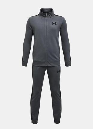 Підлітковий спортивний костюм (толстовка + штани) для хлопчика under armour 149-160 см сірий (26081301d)