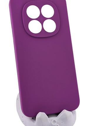 Чохол silicone cover для xiaomi redmi note 15 pro plus бампер із мікрофіброю фіолетовий