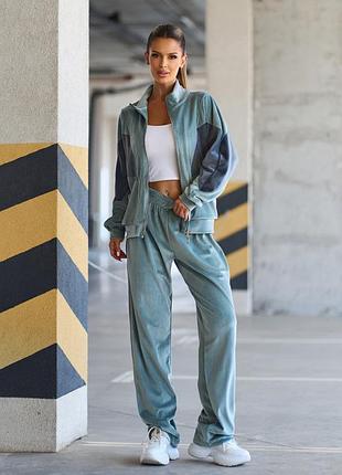 Спортивний костюм для жінок колір оливковий розмір l fi_015930