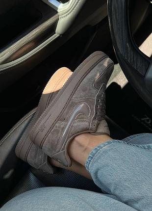 Nike air force 1 brown premium