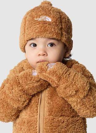 Плюшевая шапка тедди для младенцев the north face baby bear beanie (6-24 м) детская