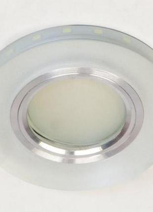 Светильник встроенный точечный 6018 l-f led круг (белый матовый) 12v diasha
