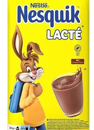 Напиток растворимый с какао и молоком nesquik lacte 1кг (50 порций)
