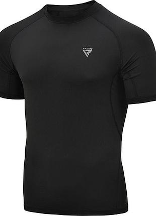 Рашгард с коротким рукавом rdx t15 black xl