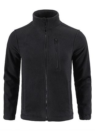 Тактическая кофта lesko a162 black m теплая флисовая мужская 15шт