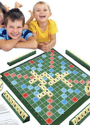 Уцінка! настільна гра в слова для всієї родини scrabble original (скрабл) англійська версія